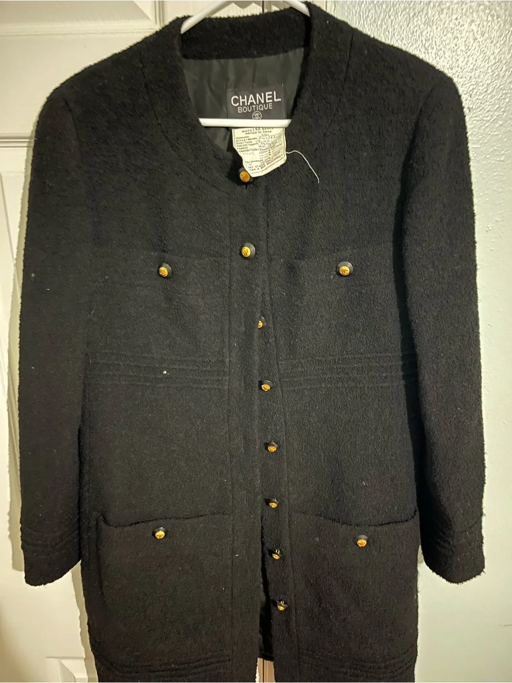CHANEL longline knit